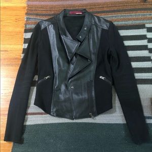 Line&Dot jacket leather